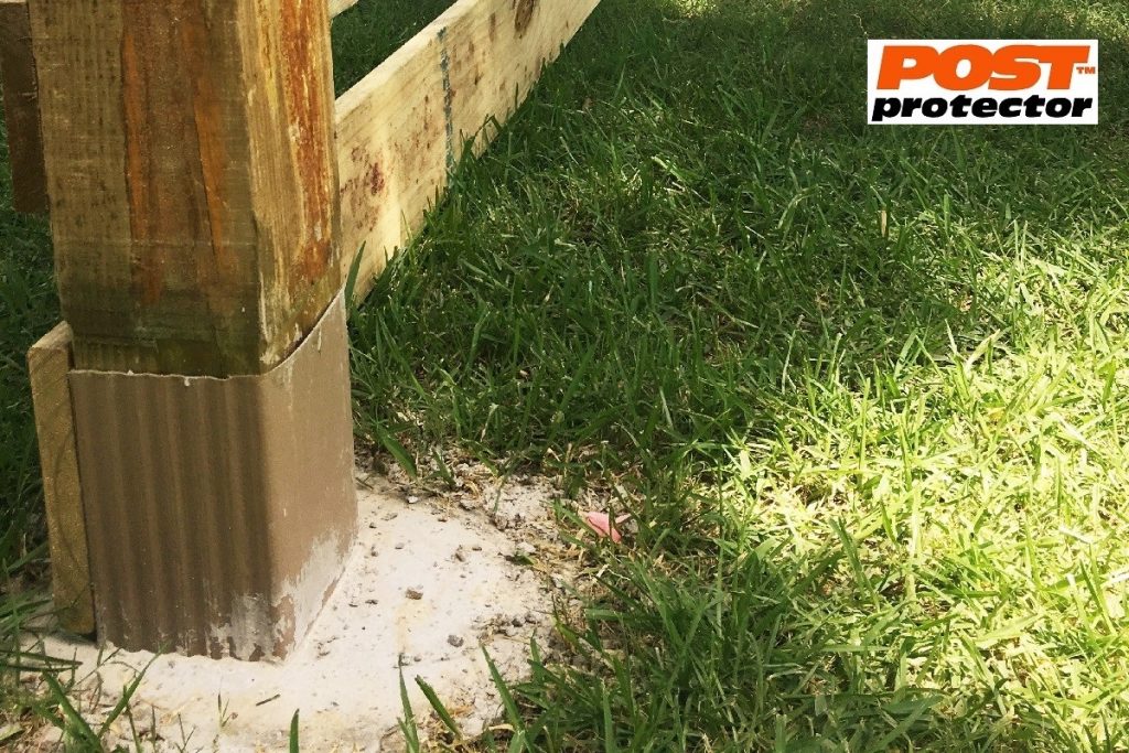 Post Protector 6x6 fence post sleeve